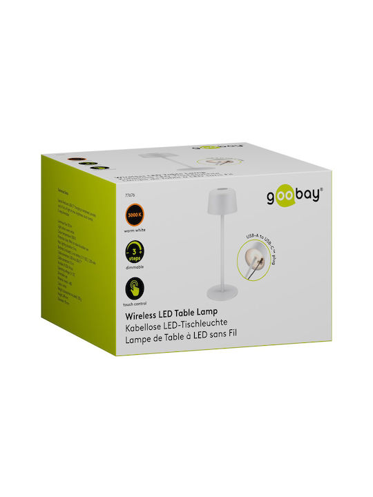 Goobay Goobay Dekorative Tischlampe LED Warmweiß 3000K 25x25cm