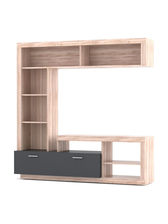 Wohnzimmer TV-Einheit Floks Beige L170xB41xH170cm