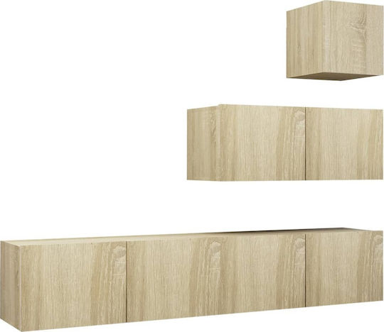 Living Room TV Unit Beige L80xW30xH30cm