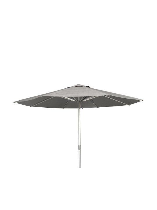 Professional Round Aluminum Parasol Gladell Grey Φ3m