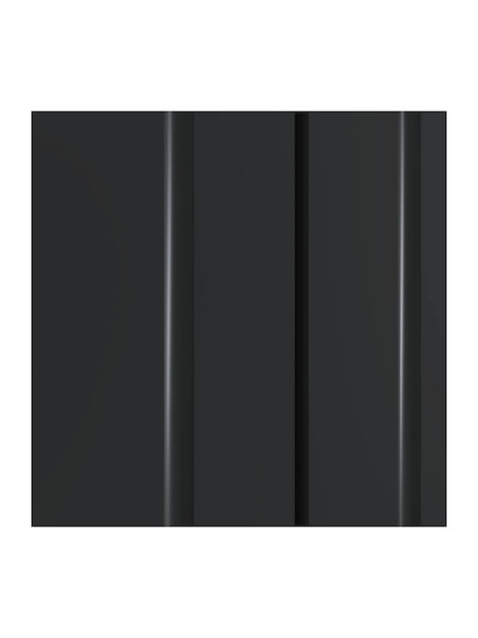 Sideboard aus Holz & Metall Schwarz 89x34,5x82cm