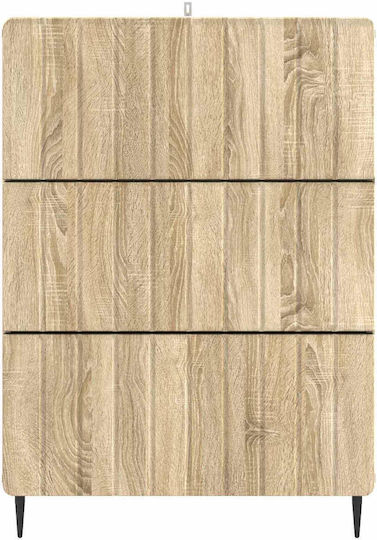 Μπουφές Ξύλινος με Συρτάρια Sonoma Δρυς 66x34.5x92cm