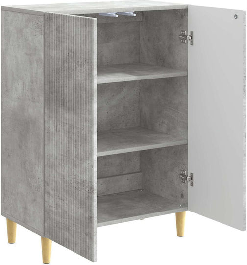 Bufet Din Lemn Gri Beton 66x34.5x90cm