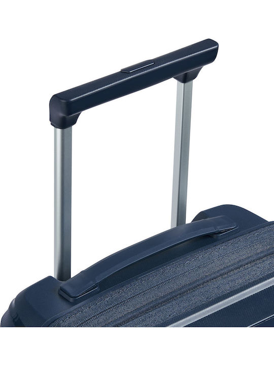 Securitech by Delsey Βαλίτσα Ταξιδίου Καμπίνας Σκληρή Dune Navy με 4 Ρόδες Ύψους 55εκ.