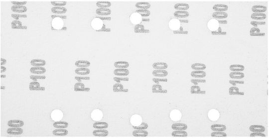 Neo Hook Loop Sandpaper 115 X 230 Mm P100 5 Pcs 10 Holes