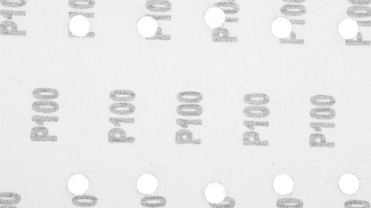 Neo Hook Loop Sandpaper 115 X 230 Mm P100 5 Pcs 10 Holes