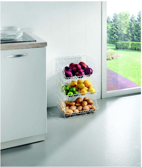 Metaltex Фруктова Кошница Inox Сива
