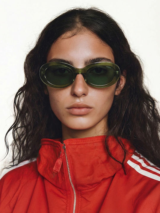 Komono Women's Sunglasses with Green Frame and Green Lens KOM-S11278