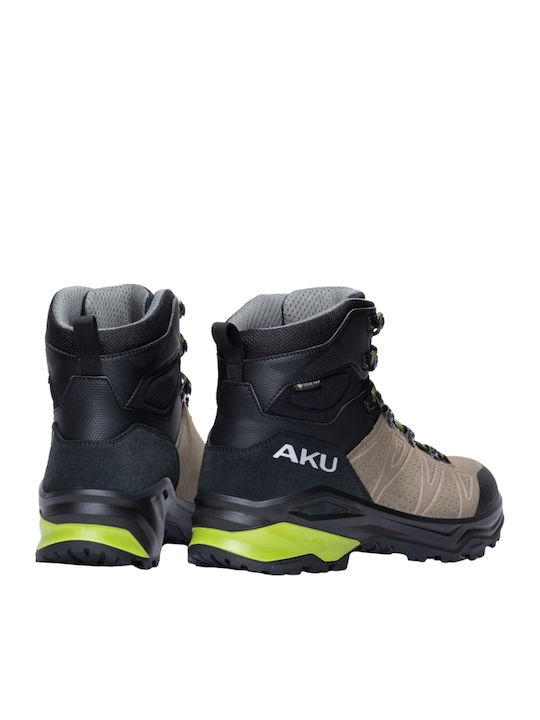 Aku Încălțăminte de Drumeție pentru Bărbați Tip Botine Impermeabile cu Membrană Gore-Tex Negre