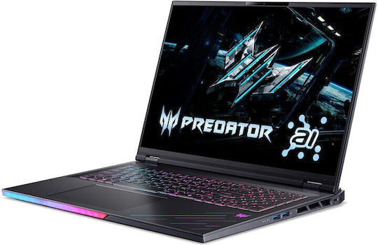 Acer Predator Helios 18 AI 18" IPS UHD 120Hz (Core Ultra 9-275HX/64GB/1TB SSD + 1TB SSD/GeForce RTX 5090/Windows 11 Pro) (Tastatură International English)