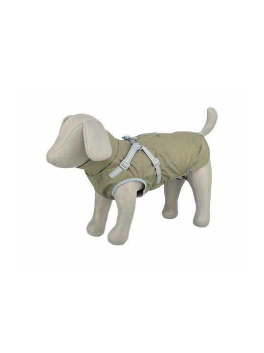 Trixie Green Dog Coat Small with 40cm Back Length