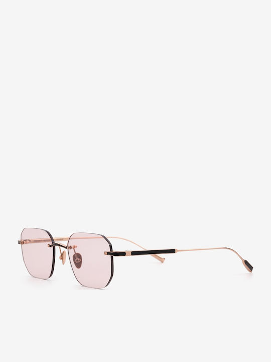 Projekt Produkt Sunglasses Pink with Metallic Frame