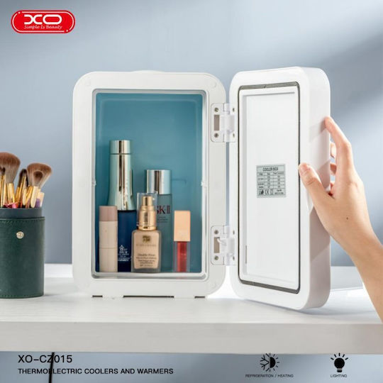 XO Cosmetic Refrigerator With Mirror LED Lighting And Heating Function White