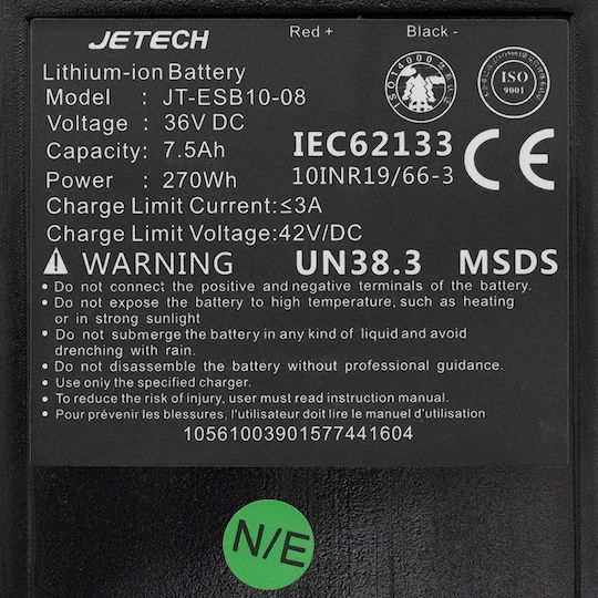Ewheel Battery Electric Scooter Urban Glide 100xs 100s 100max 100 Pro2 350ct 350max 36v/7.5ah