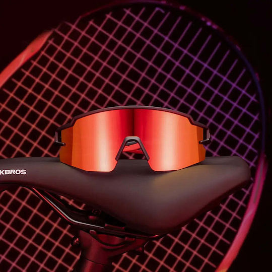 Rockbros Cycling Glasses with Black Frame & Polarized Lenses