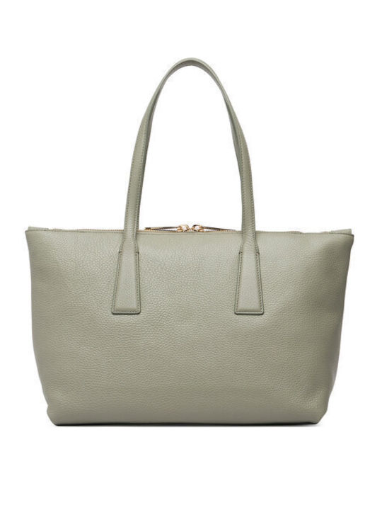 Leather Women's Tote Handbag Green