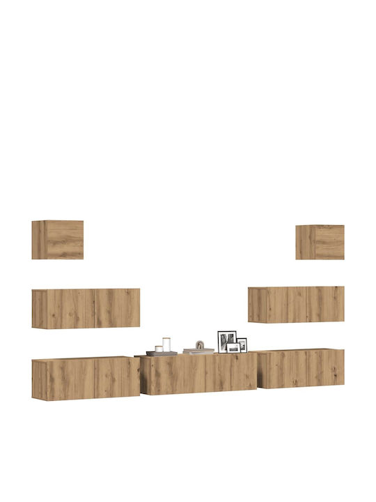 Wohnzimmer TV-Einheit Technical Oak