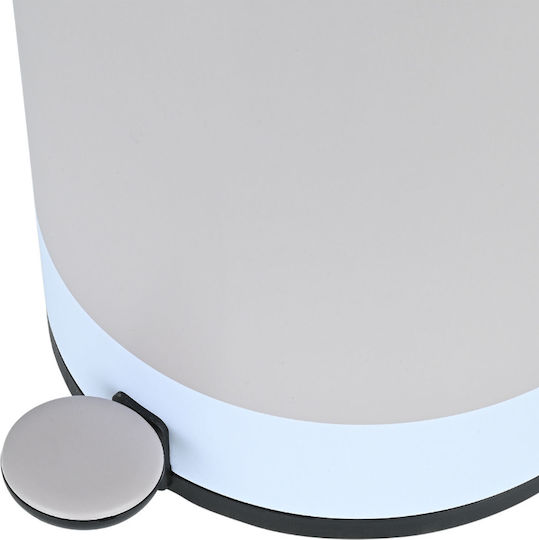 Estia Tone Lab Metallic Bathroom Bin Soft Close 6lt Grey