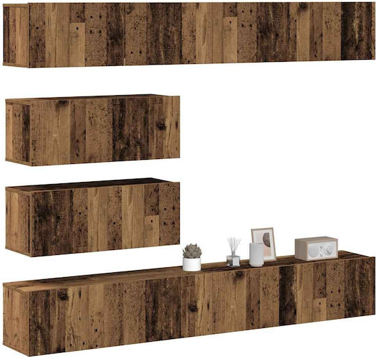 Living Room TV Unit Old Wood