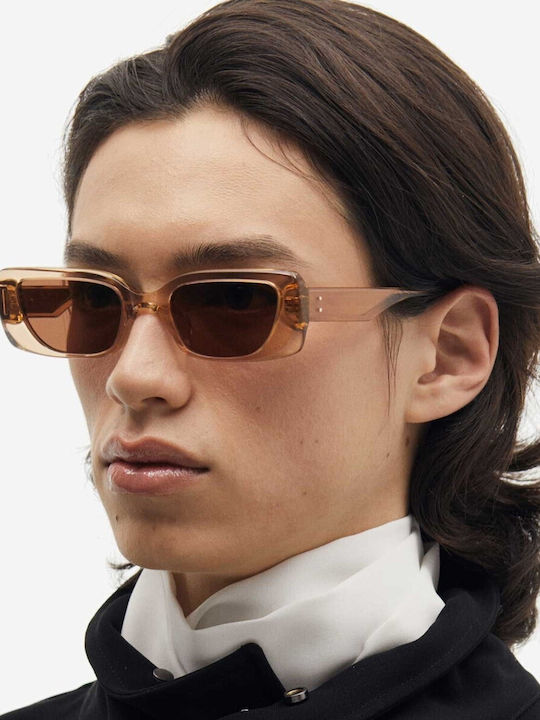 Projekt Produkt Men's Sunglasses with Pink Horn-Rimmed Frame 476404