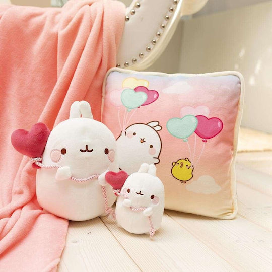 Λούτρινο Molang Μπαλόνι Καρδιά Molang 12εκ Nici #61672