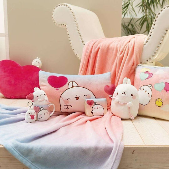 Λούτρινο Molang Μπαλόνι Καρδιά Molang 12εκ Nici #61672