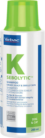 Virbac Sebolytic Dry Dermatological Dog Shampoo 250ml