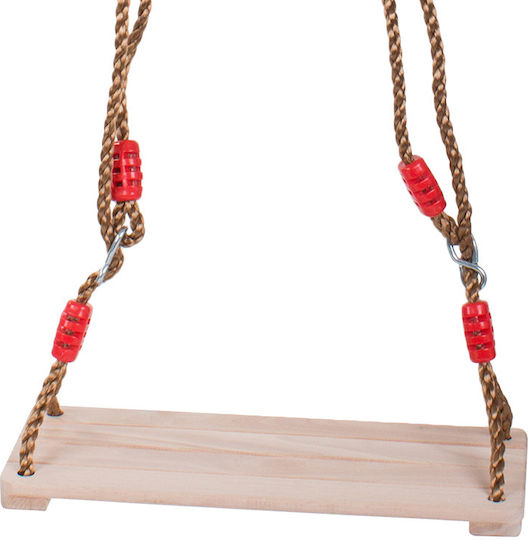 Căluț Leagăn Suspendat din Lemn 40x16cm Bej