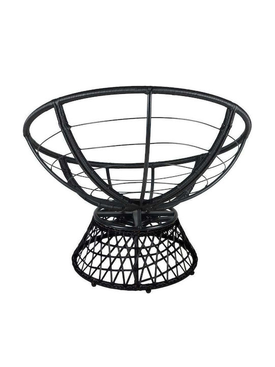 Πολυθρόνα Εξωτερικού Χώρου Rattan Κόκκινο με Μαξιλάρι