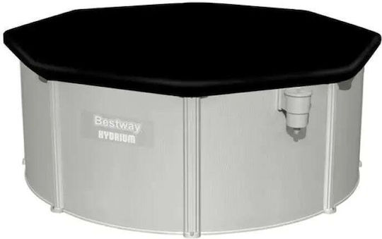 Bestway Runde Schwimmbecken mit Metallic-Rahmen 300x120cm Beiges
