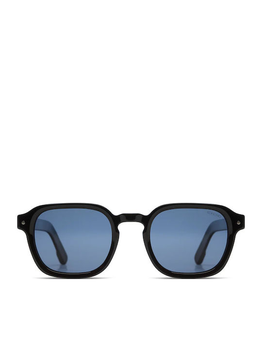 Komono Men's Sunglasses with Black Horn-Rimmed Frame and Polarized Lens KOM-S10878