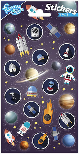 Καρτέλα 26 Αυτοκόλλητα Stickers Διάστημα