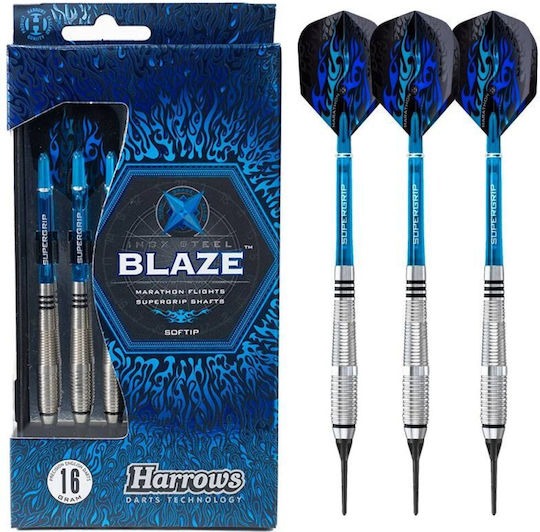 Harrows Blaze Softip Дартс Hs-tnk-000013317 Черно Синьо