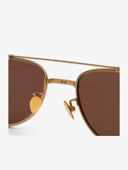 Projekt Produkt Men's Sunglasses with Gold Metallic Frame 476453