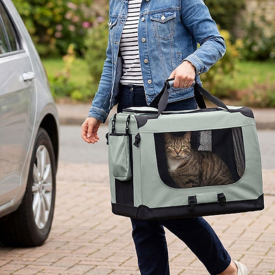 Rebel Dog Carrying Bag Gray L60xW42xH42cm