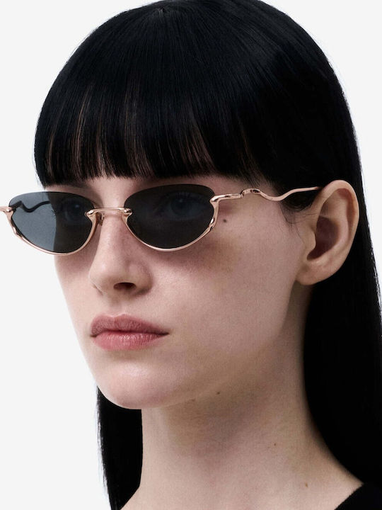 Projekt Produkt Unisex Sunglasses with Rose Gold Metallic Frame 500273