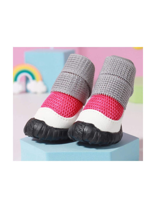 Dog Shoes Anti-Slip Green Length 3.5cm Width 2.7cm Sole Length 3.5cm Sole Width 2.7cm