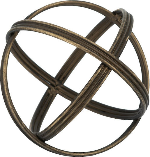 Artekko Solis Room Decorative Made of Metal 11.5x11.5x11.5cm
