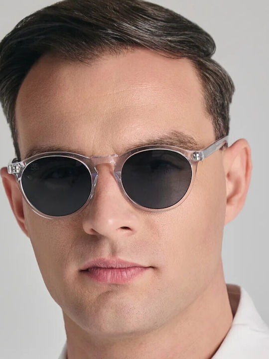 Faos Sunglasses Transparent With Horn-Rimmed Frame Faos Sunglasses Transparent With Horn-Rimmed Frame