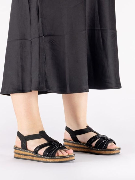 Sandale Casual Damă Negre