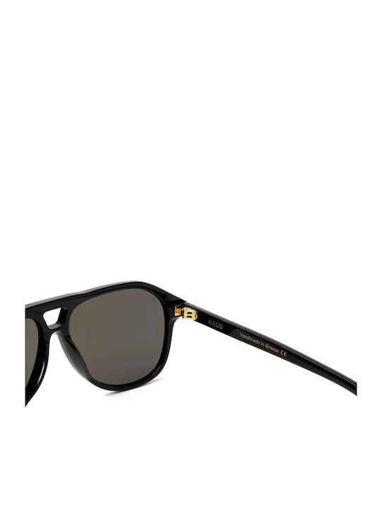 Faos Men's Sunglasses with Black Horn-Rimmed Frame 501899