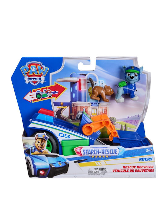 Παιχνιδολαμπάδα Spin Master Paw Patrol Search & Rescue Rocky Rescue Recycler Vehicle Playset 20156333