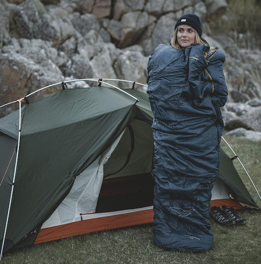 Easy Camp Sleeping Bag Μονό 3 Εποχών Blue