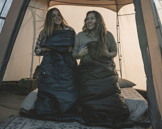 Easy Camp Sleeping Bag Μονό 2 Εποχών Blue
