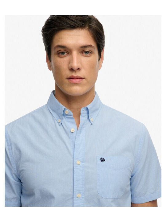 Short Sleeve Shirt in Regular Fit Blue
