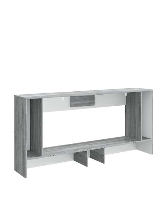 vidaXL Konsolentisch Aus Holz Grau M155xB29xH74cm