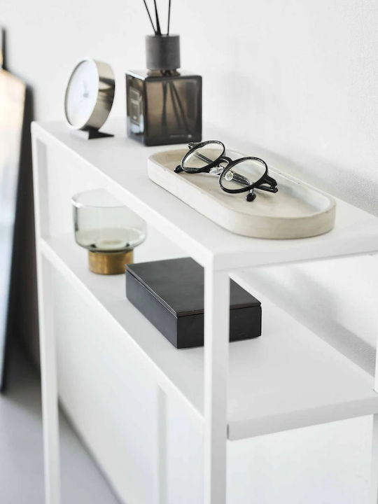 Tower Console Metal White L60xW18.2xH80.2cm