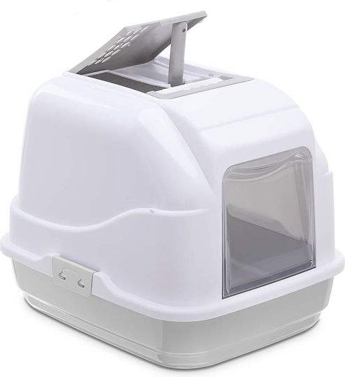 Imac My Cat Τουαλέτα Γάτας Κλειστή Γκρι Μ50 x Π40 x Υ40cm