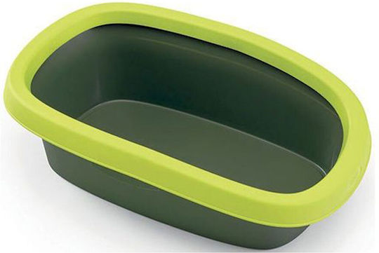 Stefanplast Λεκάνη Γάτας Πράσινη Μ58 x Π39 x Υ17cm