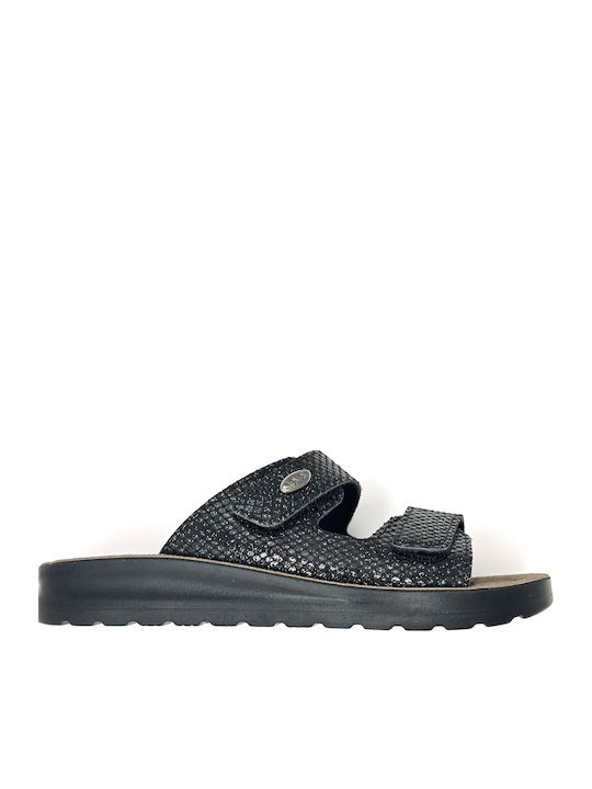 Leather Women's Anatomic Sandals Black
